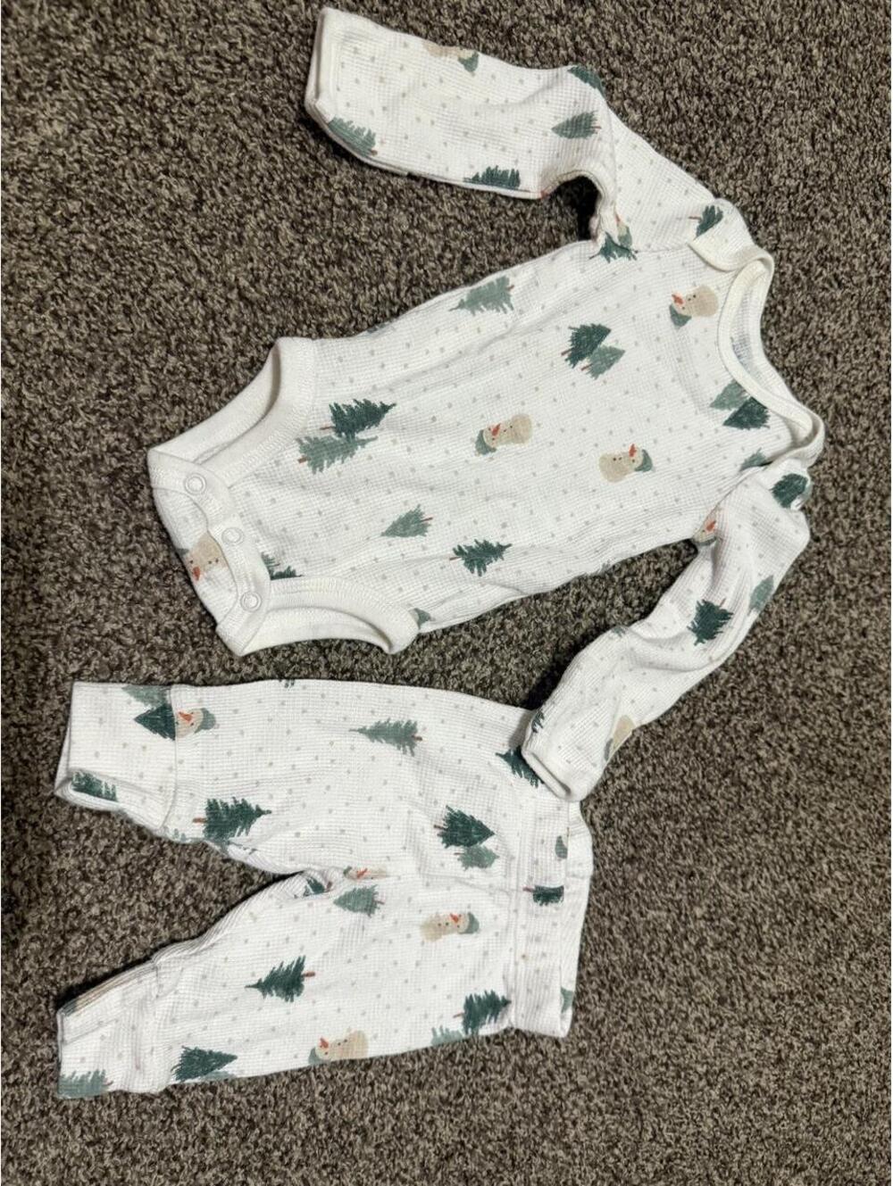 Carter's Kid's White and Multi Sleepsuits-babygrow